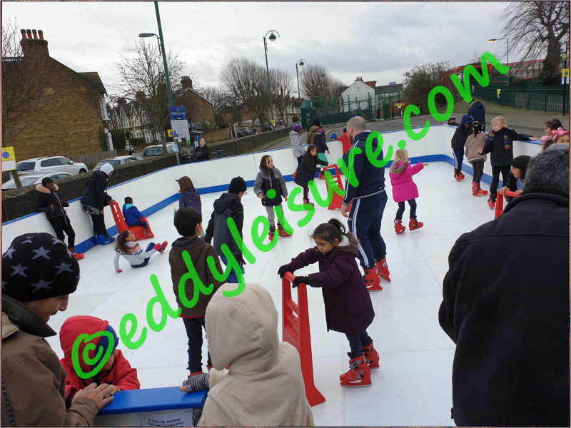 synthetic ice rink hire