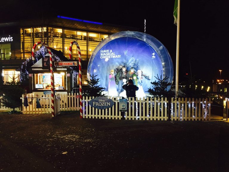 Giant Snow Globe Hire Inflatable Snow Globe Hire UK